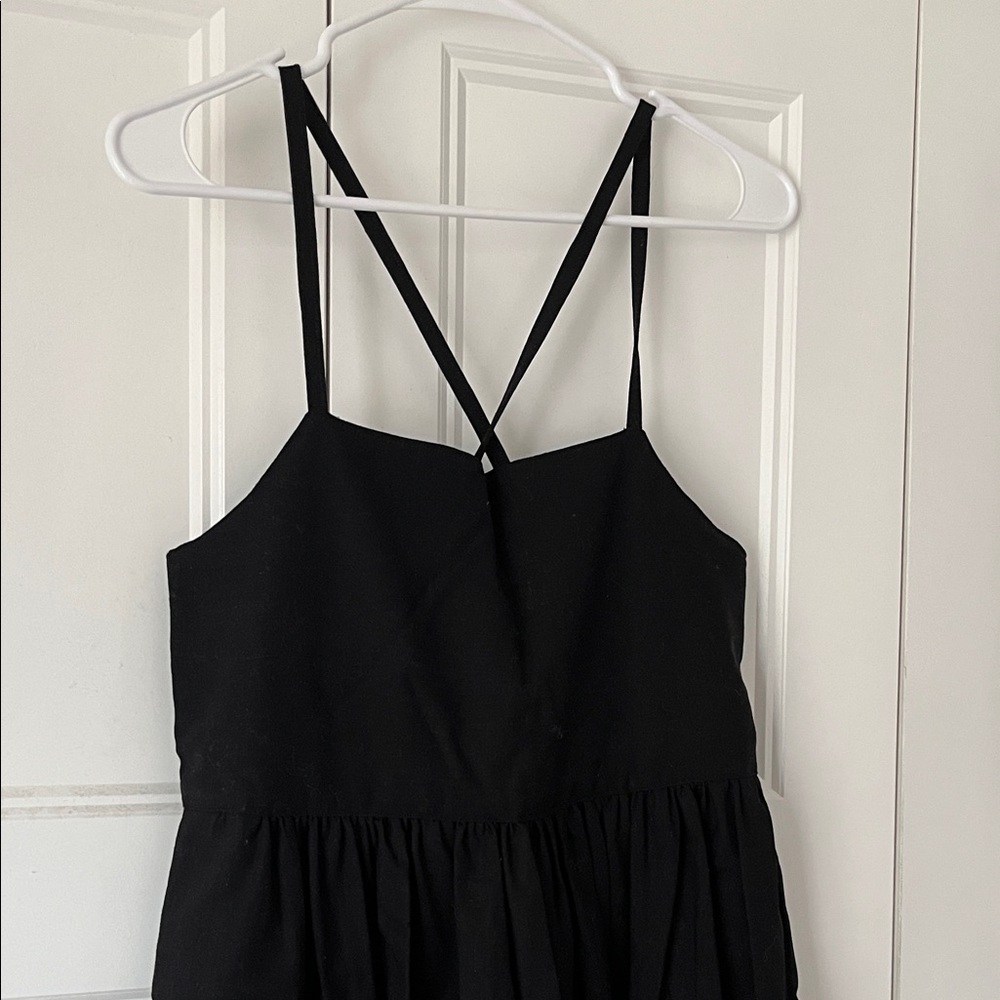 Handmade Black Midi Dress - Picture 2 of 5